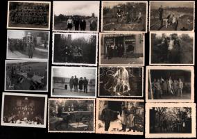 ca 1940-1944 50 db II. világháborús német katona fotó / German Wehrmacht soldier photos 6x9 cm