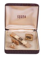 Swank mandzsetta szett, jó állapotban, díszdobozban