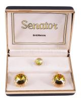 Senator Sherman mandzsetta szett, díszdobozában