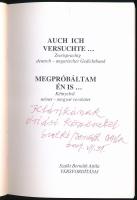 Auch Ich Versuchte ... Zweisprachig deutsch-ungarischer Gedichtband. Megrpóbáltam én is. Kétnyelvű n...