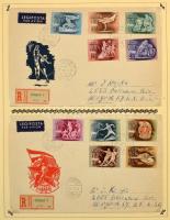 Magyar filázott SPORT gyűjtemény az 1925-1965 közötti időszakból, benne 302 db fogazott + 235 db vág...