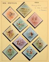 Magyar filázott SPORT gyűjtemény az 1925-1965 közötti időszakból, benne 302 db fogazott + 235 db vág...