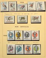 Magyar filázott SPORT gyűjtemény az 1925-1965 közötti időszakból, benne 302 db fogazott + 235 db vág...