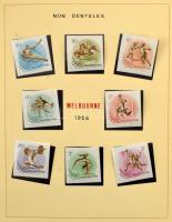 Magyar filázott SPORT gyűjtemény az 1925-1965 közötti időszakból, benne 302 db fogazott + 235 db vág...