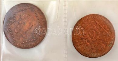 Vegyes 19db-os krajcártétel berakólapon, 1762-1851. 1/4kr-15kr T:XF-F
Mixed 19pcs Kreuzer lot in co...