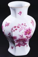 Bareuther lilavirágos nagyváza. Jelzett, hibátlan, minimális kopással, m: 31,5 cm