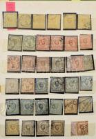 Montenegró régi tétel jobbakkal 9 lapos közepes berakóban