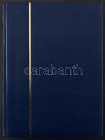 28 lapos, A/4-es berakó sötétkék borítóval, jó állapotban, benne néhány oldalnyi Turul hírlapbélyeg