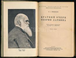 Tyimirjazev, [Kliment Arkagyevics]: Darwin elméletének rövid áttekintése. Moszkva, 1941, OGIZ-Szelho...
