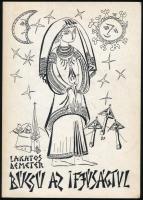 Lakatos Demeter: Búcsú az ifjúságtul. Bp., 1992., Áramlat. A borító Szervátiusz Tibor munkája. Kiadói papírkötés.