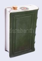 Unicum Likőrgyár Budapest Whisky könyv alakú porcelán palack, 12x19 cm