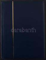 28 lapos, A/4-es berakó sötétkék borítóval, jó állapotban, benne néhány oldalnyi Turul hírlapbélyeg