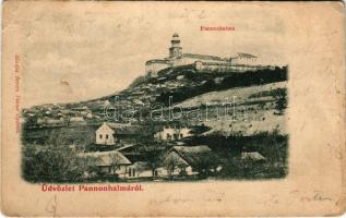 1900 Pannonhalma, apátság. Berecz Viktor kiadása (b)