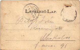 1900 Pannonhalma, apátság. Berecz Viktor kiadása (b)