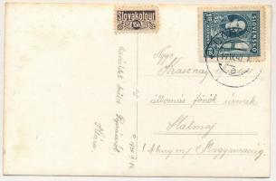 1940 Felka, Velká (Poprád, Tátra, Magas-Tátra, Vysoké Tatry); vasútállomás, vonat, látkép télen / ra...