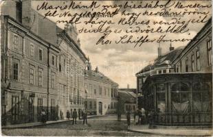 1905 Székesfehérvár, Bank utca, Rosenberg Sándor üzlete. Eisler Adolf kiadása (EM)