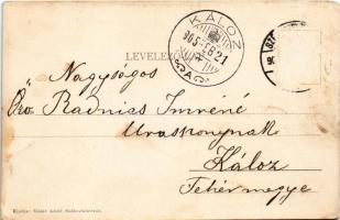 1905 Székesfehérvár, Bank utca, Rosenberg Sándor üzlete. Eisler Adolf kiadása (EM)