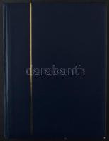 30 lapos, A/4-es berakó sötétkék borítóval, jó állapotban, benne néhány oldalnyi Turul hírlapbélyeg