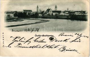 1900 Ceské Budejovice, Budweis; view (EK)
