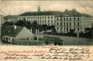 1900 Ceské Budejovice, Budweis; Tabakova Tovarna. H. Seibt v Misni / tobacco factory (EK)