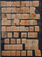 Turul hírlapbélyeg tétel, benne sok összefüggés is, 20 lapos, A/4-es berakóban