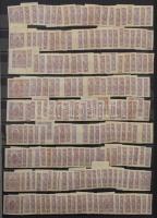 Turul hírlapbélyeg tétel, benne sok összefüggés is, 20 lapos, A/4-es berakóban