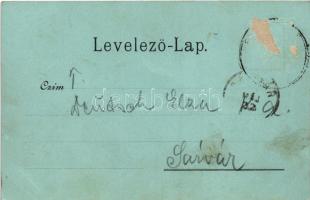 Székesfehérvár, Vörösmarty szobor este holdfényben. Klökner Péter kiadása (Rb)