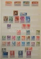 Magyar gyűjtemény az 1945-1968 közötti időszakból, benne SAS, Roosevelt sor, Sztálin, UPU, Virág I. ...