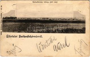 1900 Székesfehérvár, látkép (déli rész). Klökner Péter kiadása (EM)