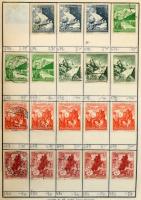 Kb 4-5.000 db bélyeg 5 db cserefüzetben, változatos anyag, benne Olaszország, Németország, Svájc stb.