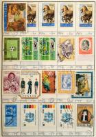 Kb 4-5.000 db bélyeg 5 db cserefüzetben, változatos anyag, benne Olaszország, Németország, Svájc stb