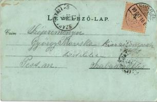 1899 Székesfehérvár - De csodálatosan nézel ki! Nádor utca este holdfényben, a Biela üstökös emlékér...