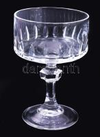 Italos készlet, dugós üveg 6 pohárral, hibátlan, m: 10-18 cm