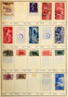 Kb 4-5.000 db bélyeg 8 db cserefüzetben, változatos anyag, benne Olaszország, Németország, Svájc, Portugália, Spanyolország, Franciaország, Monaco stb.