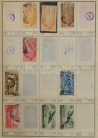 Kb 4-5.000 db bélyeg 8 db cserefüzetben, változatos anyag, benne Olaszország, Németország, Svájc, Po...