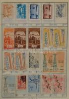 Kb 4-5.000 db bélyeg 7 db cserefüzetben, változatos anyag, benne Jugoszlávia, Horvátország, Csehszlovákia, Lengyelország, Németország, francia gyarmatok, Vietnam