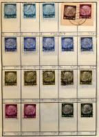 Kb 4-5.000 db bélyeg 7 db cserefüzetben, változatos anyag, benne Jugoszlávia, Horvátország, Csehszlo...