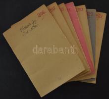 Kb 4-5.000 db bélyeg 7 db cserefüzetben, változatos anyag, benne Jugoszlávia, Horvátország, Csehszlo...