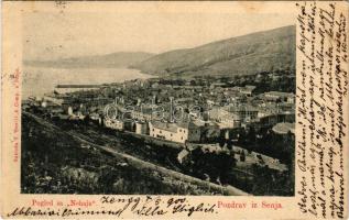 1900 Senj, Zengg; Pogled sa Nehaja. T. Devcic &amp; Comp. (EK)