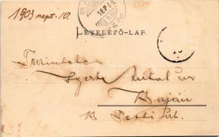 1903 Siklós, vár. Feiler Mariska kiadása (fl)