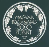2008. 5000Ft Ag "Tokaji Történelmi Borvidék" T:PP