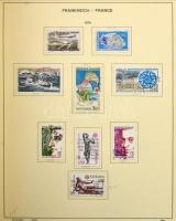 Franciaország gyűjtemény az 1944-1984 közötti időszakból, benne 1.590 db bélyeg + 1 db blokk, nagyal...