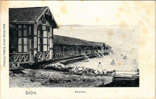 Siófok, Fürdőház. Reich Farkas kiadása (fl)