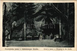 Postojnska jama, Adelsberger Grotte; Uhod v jamo / Eingang in die Grotte. A. Bolé / entrance to the caves (EK)