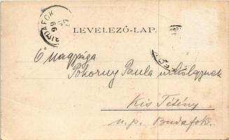 1899 Siófok, Sió részletek. Weiss L. és F. könyvnyomdája kiadása, Art Nouveau (fa)