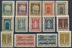 Fiume 1923 Mi 154-167 (Mi EUR 280,-) Sassone 190-201 + E8, E8 (Sassone EUR 380,-)