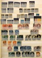 Brazília 2.018 db bélyeg a kezdetektől + kb. 1.000 db magyar bélyeg az 1946-1960 közötti időszakból, 16 lapos A4-es berakóban