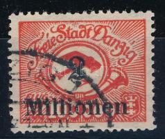 Danzig 1923 Mi 179 (Mi EUR 480,-) garancia nélkül / no guarantee