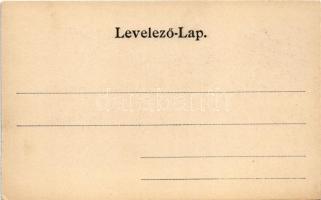 Siófok, Fürdőház és sétány a fürdőtelepen - képeslapfüzetből