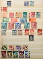 Jugoszlávia készlet, benne több példányos kiadások, 4 db blokk, S.H.S felülnyomás, portók, 16 lapos ...